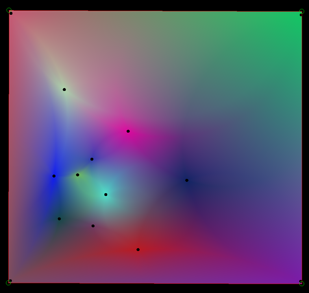 A screenshot of successful natural neighbor interpolation.